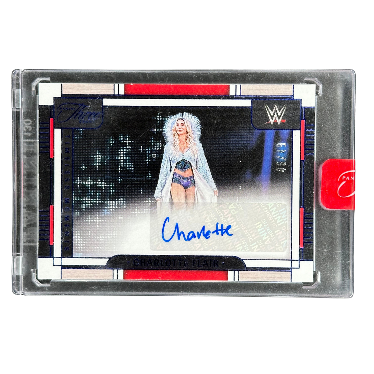 Charlotte Flair 2024 Three Count Auto 46/49 #TH-CFL
