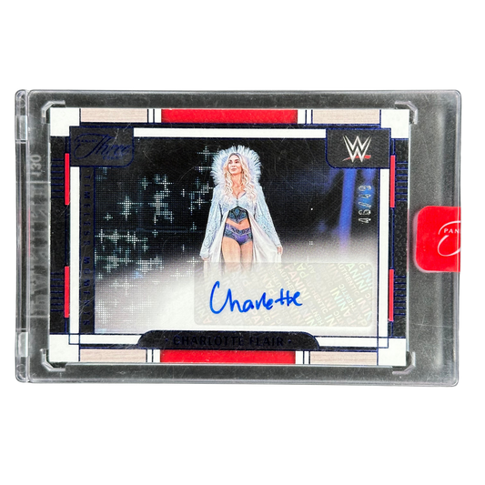 Charlotte Flair 2024 Three Count Auto 46/49 #TH-CFL