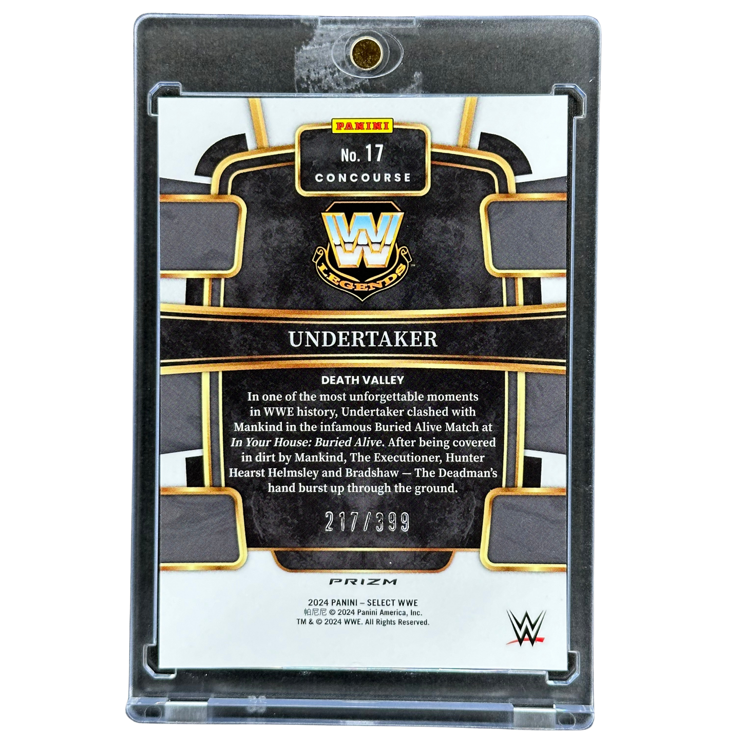 Undertaker 2024 Select 217/399 #17