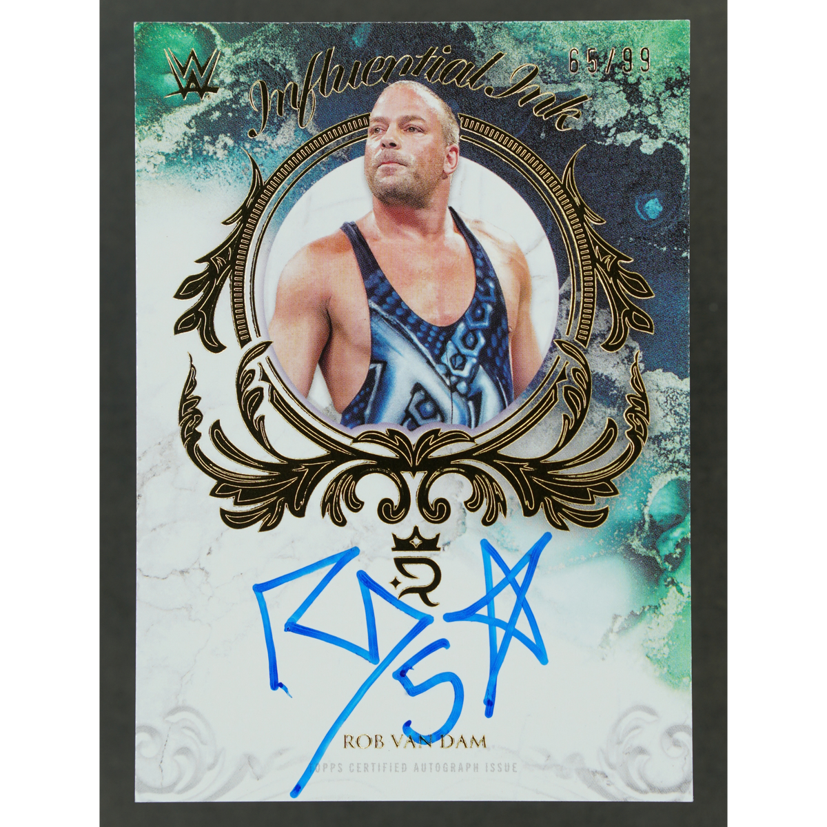 Rob Van Dam 2025 Royalty Influential Ink Auto 65/99 #INF-RVD