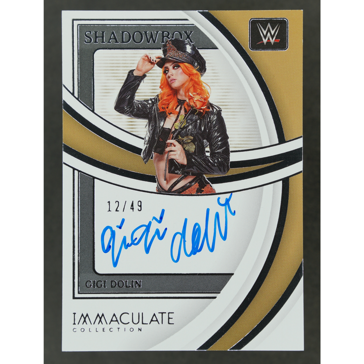 Gigi Dolin 2022 Immaculate Shadowbox Auto 12/49 #SH-GGD