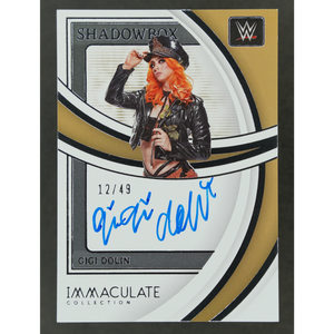 Gigi Dolin 2022 Immaculate Shadowbox Auto 12/49 #SH-GGD