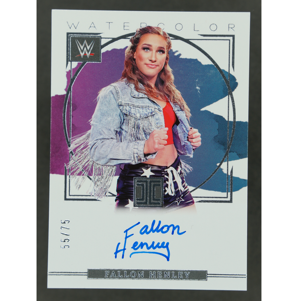Fallon Henley 2023 Impeccable Watercolor Auto 55/75 #WS-FHL