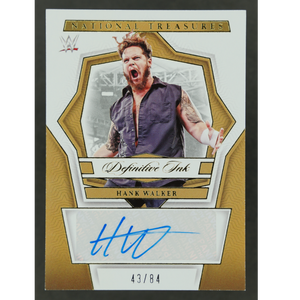 Hank Walker 2024 National Treasures Definitive Ink Auto 43/84 #DK-HWK