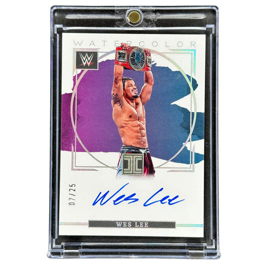 Wes Lee 2023 Impeccable Watercolor Auto 7/25 #WS-WSL