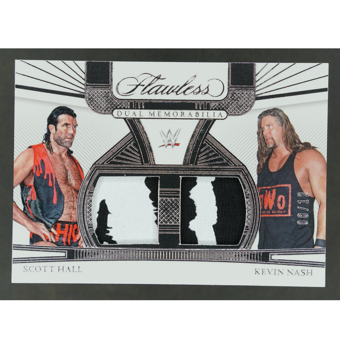 Scott Hall und Kevin Nash 2024 Flawless Dual Memorabilia 8/12 #FD-SKN