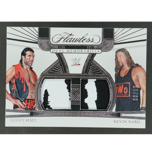 Scott Hall und Kevin Nash 2024 Flawless Dual Memorabilia 8/12 #FD-SKN
