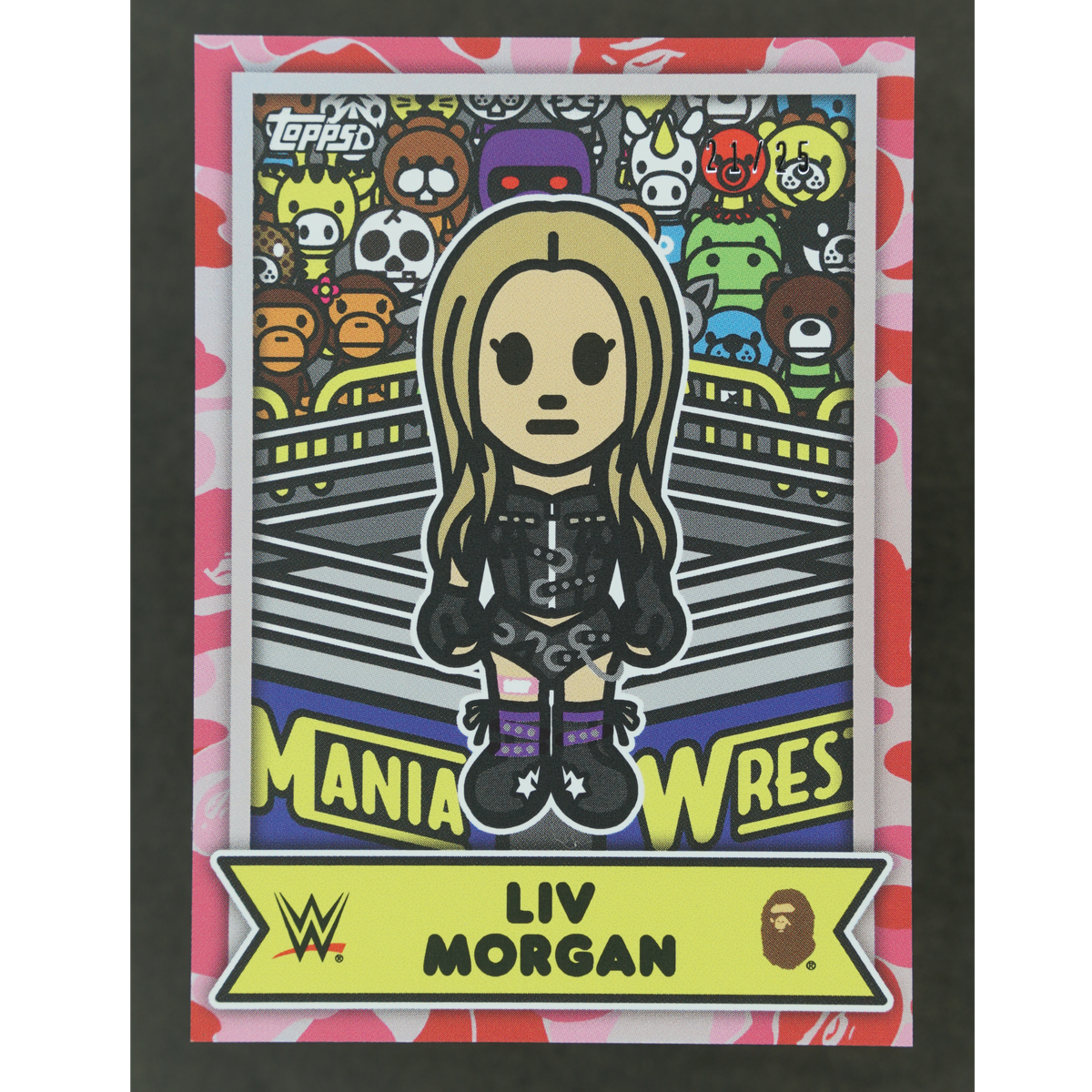 Liv Morgan 2025 Topps x BAPE 21/25 #BMA-28
