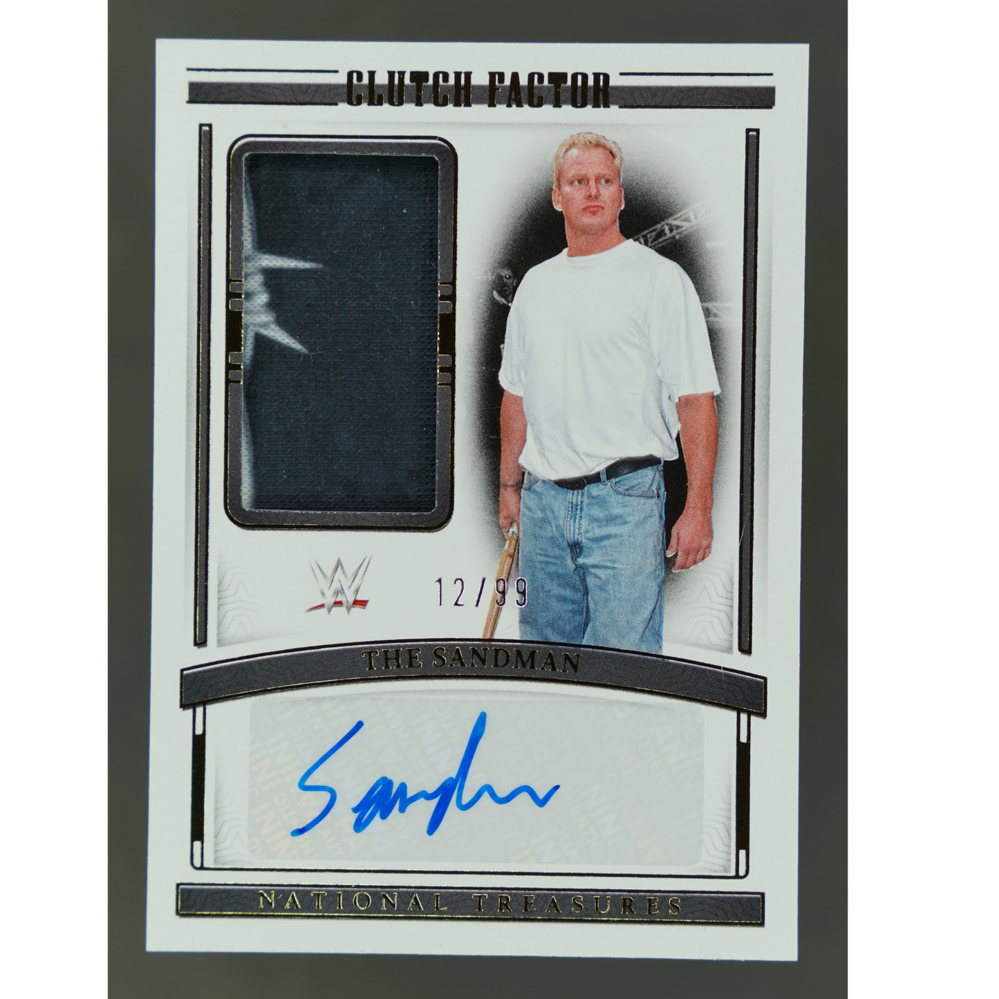 The Sandman 2024 National Treasures Clutch Factor Memorabilia Auto 12/99 #CF-SDM