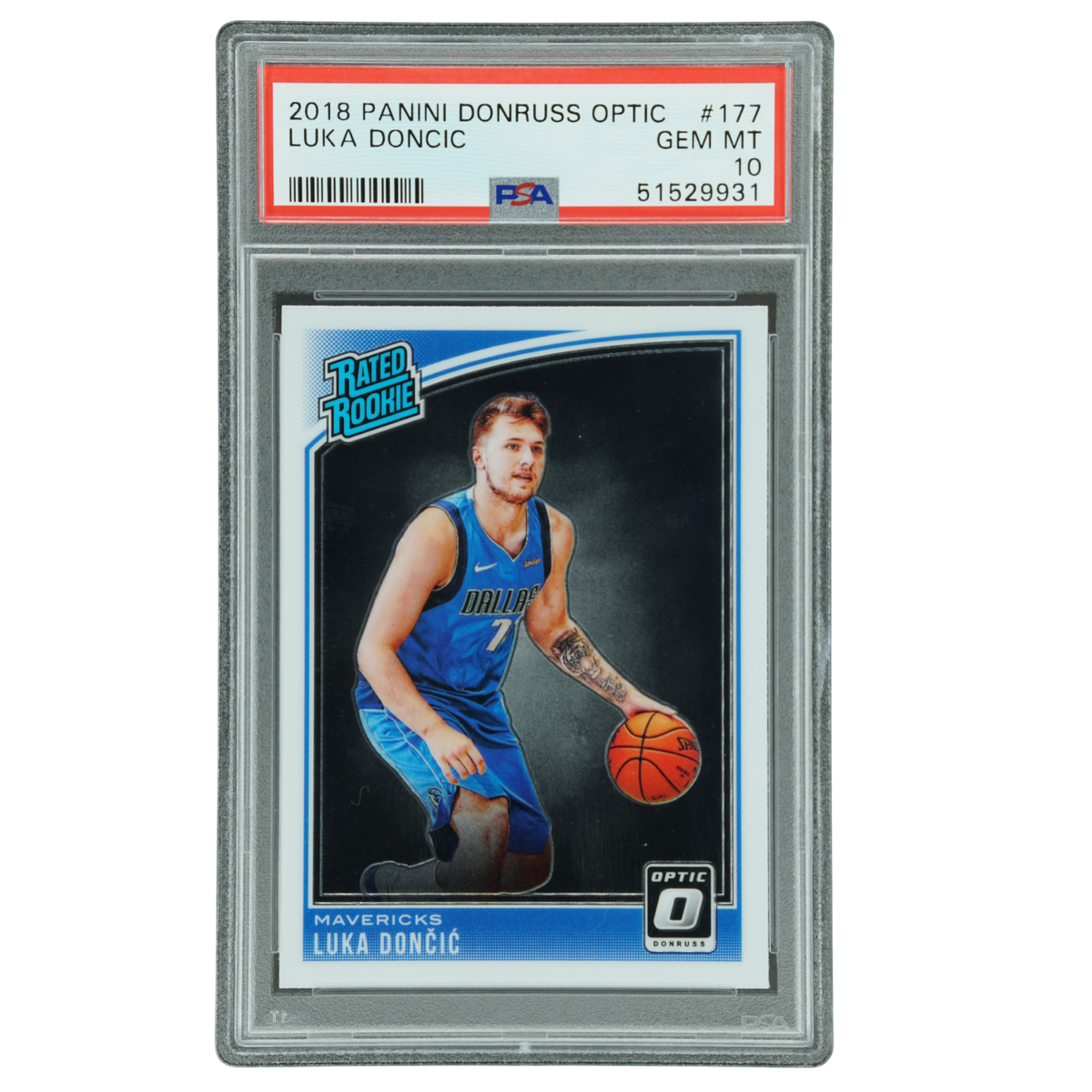 Luka Doncic 2018 Optic RC PSA 10 #177