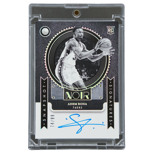 Adem Bona 2024 Noir Snapshot Signatures Auto 74/99 RC #SNP-ABO