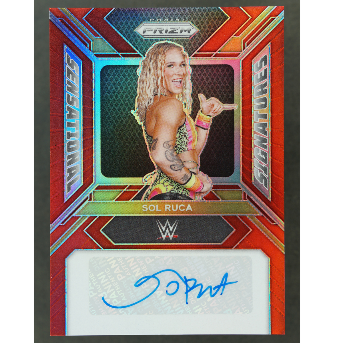 Sol Ruca 2024 Prizm Sensational Signatures Red 18/99 #SS-SOL