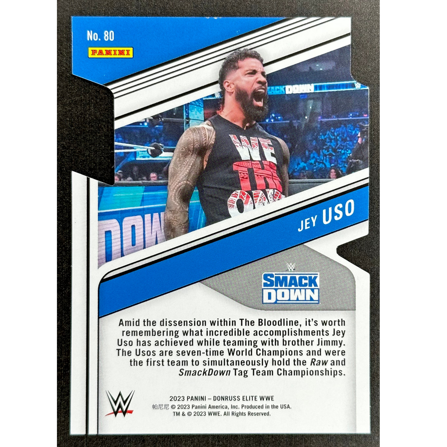 Jey Uso 2023 Elite Die-Cut 20/24 #80