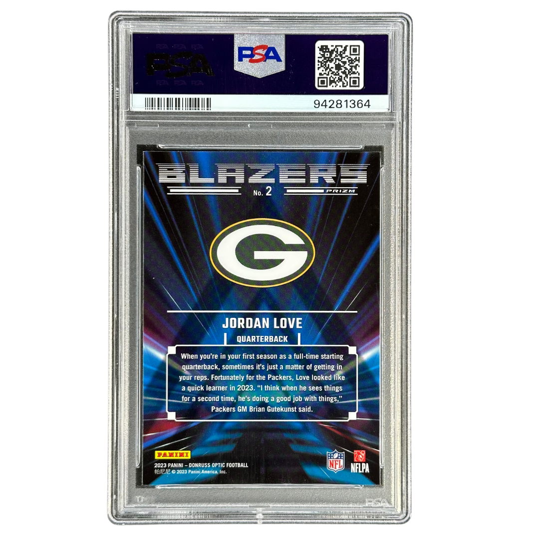 Jordan Love 2023 Optic Blazers PSA 10 #2
