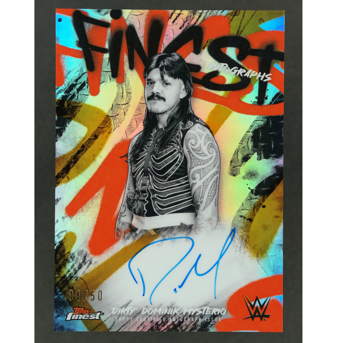 "Dirty" Dominik Mysterio 2025 Finest Auto 4/50 #FA-MYS