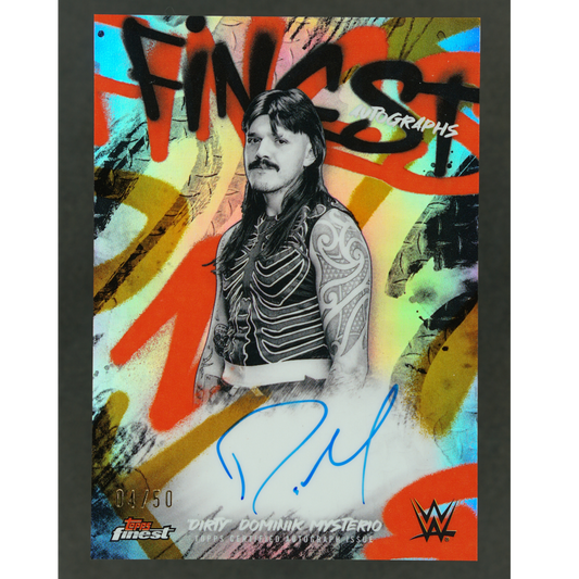 "Dirty" Dominik Mysterio 2025 Finest Auto 4/50 #FA-MYS