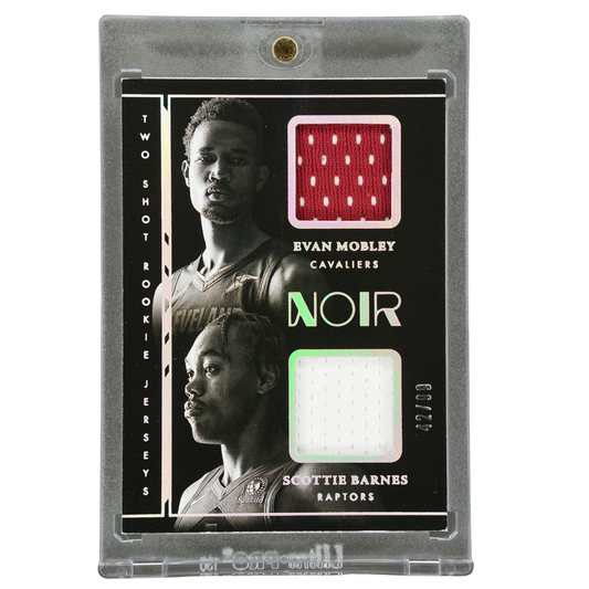 Evan Mobley 2021 Noir Two Shot Rookie Jerseys 42/99 #TSR-BM
