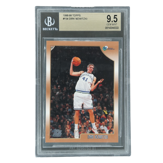 Dirk Nowitzki 1998-99 Topps RC BGS 9.5 #154