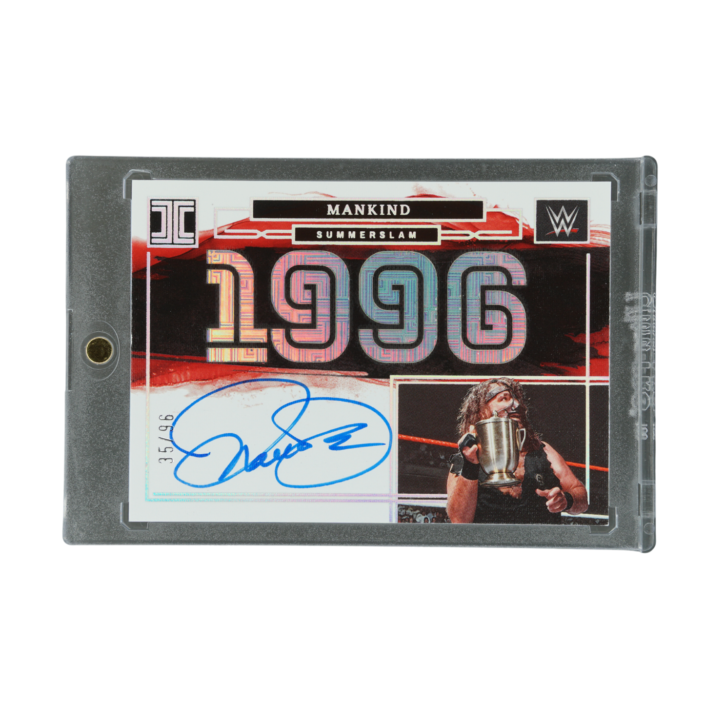 Mankind 2023 Impeccable Summerslam 1996 Auto 35/96 #SS-MKN