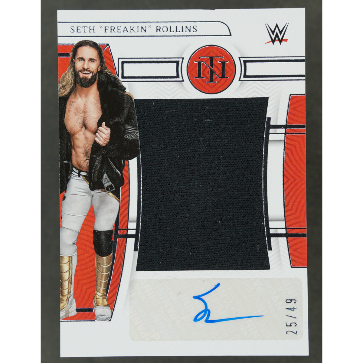 Seth "Freakin" Rollins 2023 Chronicles National Treasures Memorabilia Auto 25/49 #NT-SET