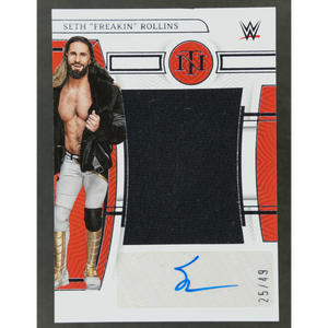 Seth "Freakin" Rollins 2023 Chronicles National Treasures Memorabilia Auto 25/49 #NT-SET