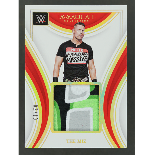 The Miz 2023 Immaculate Memorabilia 2/10 #RM-THM