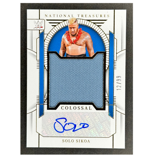 Solo Sikoa 2024 National Treasures Memorabilia Auto Colossal 12/99 #CMS-SS2