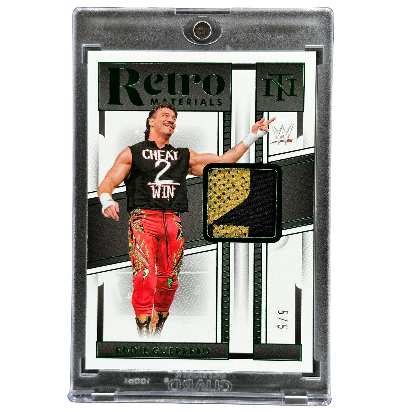 Eddie Guerrero 2024 National Treasures Retro Materials Memorabilia 5/5 #RM-EGR