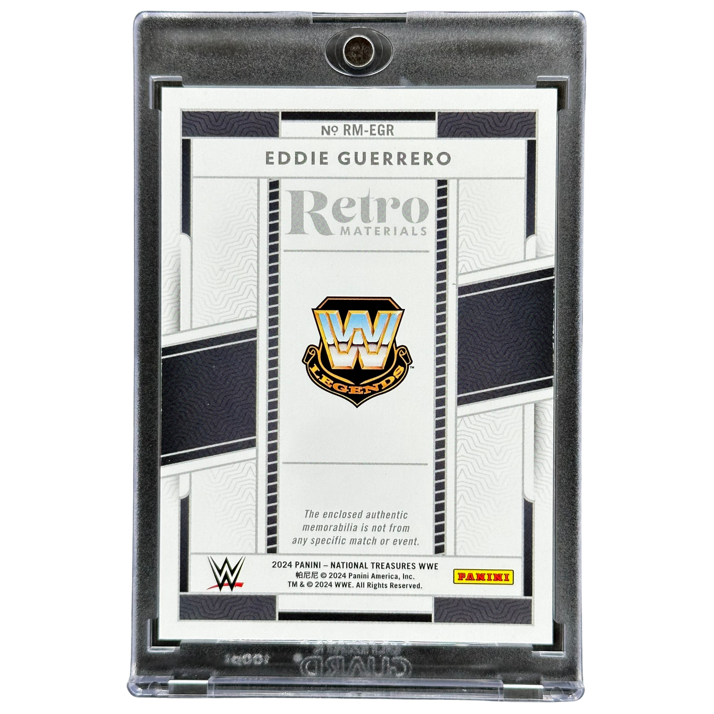 Eddie Guerrero 2024 National Treasures Retro Materials Memorabilia 5/5 #RM-EGR