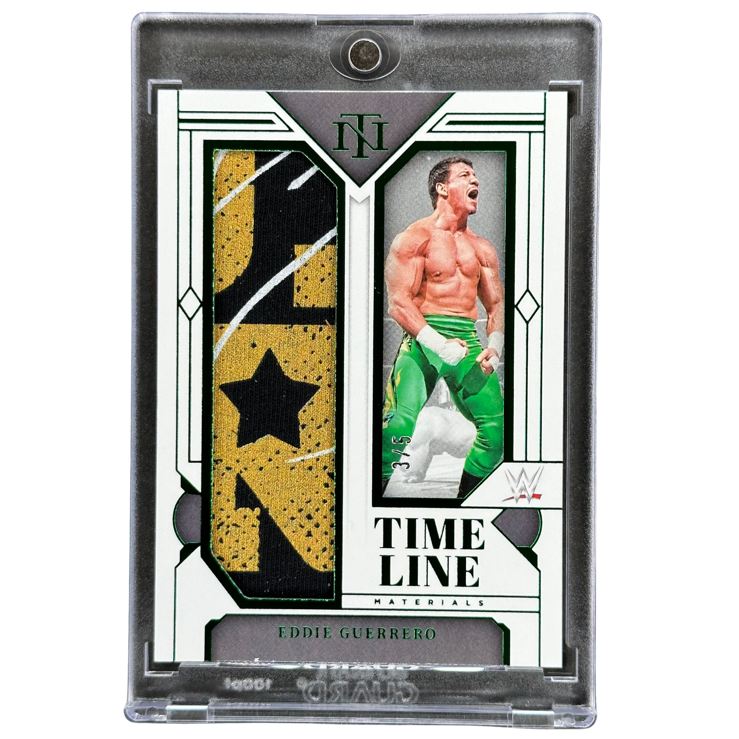 Eddie Guerrero 2024 National Treasures Time Line Memorabilia 3/5 #TM-EGR