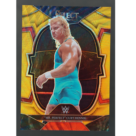 "Mr Perfect" 2023 Curt Hennig Select Gold 5/10 #17