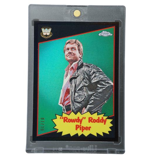 "Rowdy" Roddy Piper 2025 Chrome Black Refractor 1/10 #85TL-RP