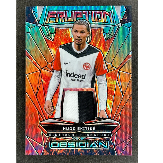 Hugo Ekitike 2024 Obsidian Eruption Jersey 13/25 #ER-HE