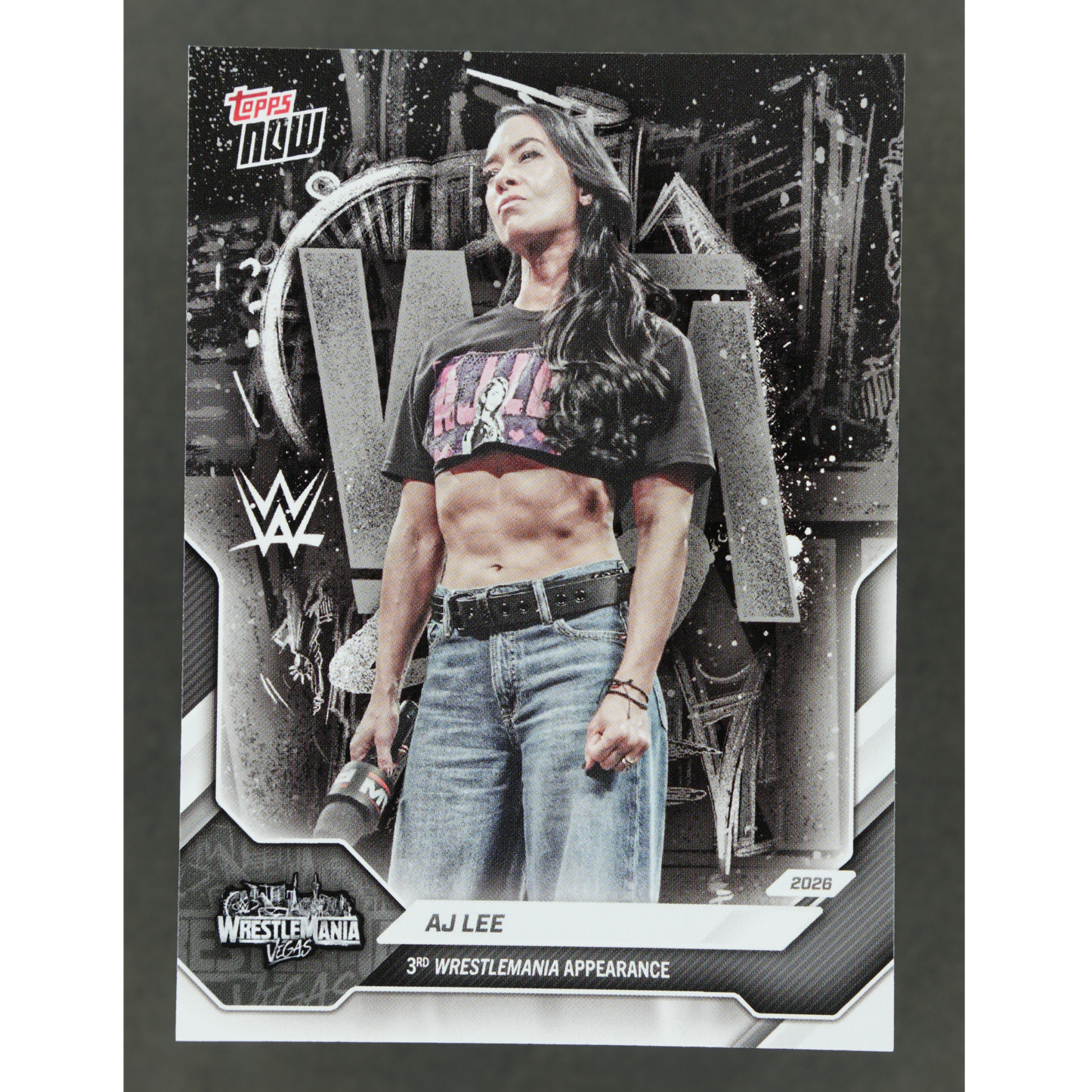 Aj Lee 2026 Wrestlemania Topps Now Vegas #13