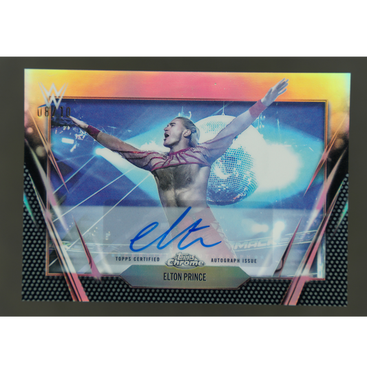Elton Prince 2026 Chrome Black Auto 8/10 #BCA-ELP