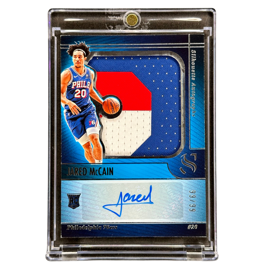Jared McCain 2024 Silhouette RPA Rookie Patch Auto 99/99 #SIL-JAR