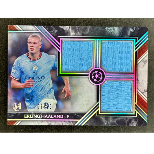 Erling Haaland 2023 Museum Triple Jersey 67/75 #SPTR-EH
