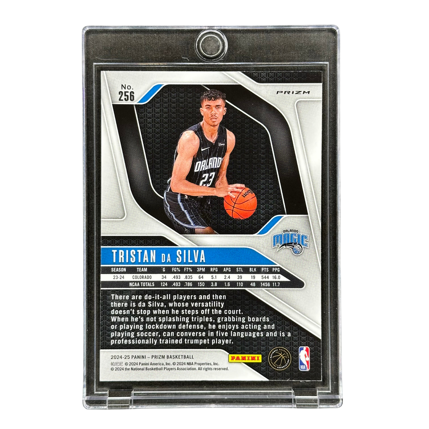 Tristan Da Silva 2024 Prizm Tiger RC Rookie Card #256