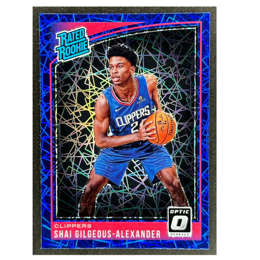 Shai Gilgeous-Alexander 2018 Optic Blue Velocity RC Rookie Card #162