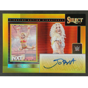 Sol Ruca 2024 Select Ringside Action Signatures Gold Auto 5/10 #RA-SRC