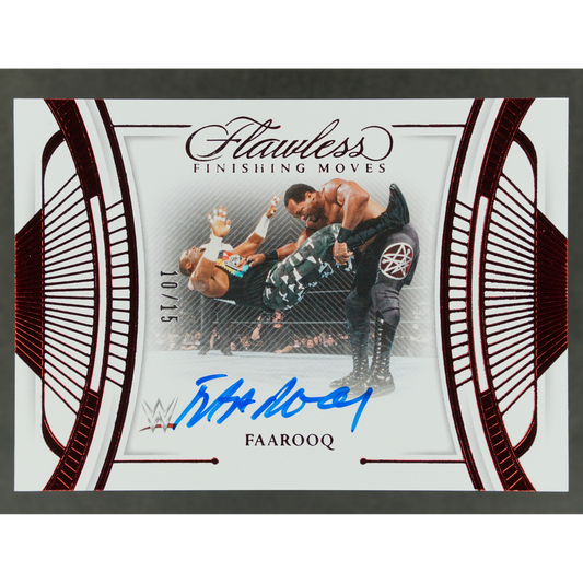 Farooq 2024 Flawless Finishing Moves 10/15 Auto #FF-FRQ