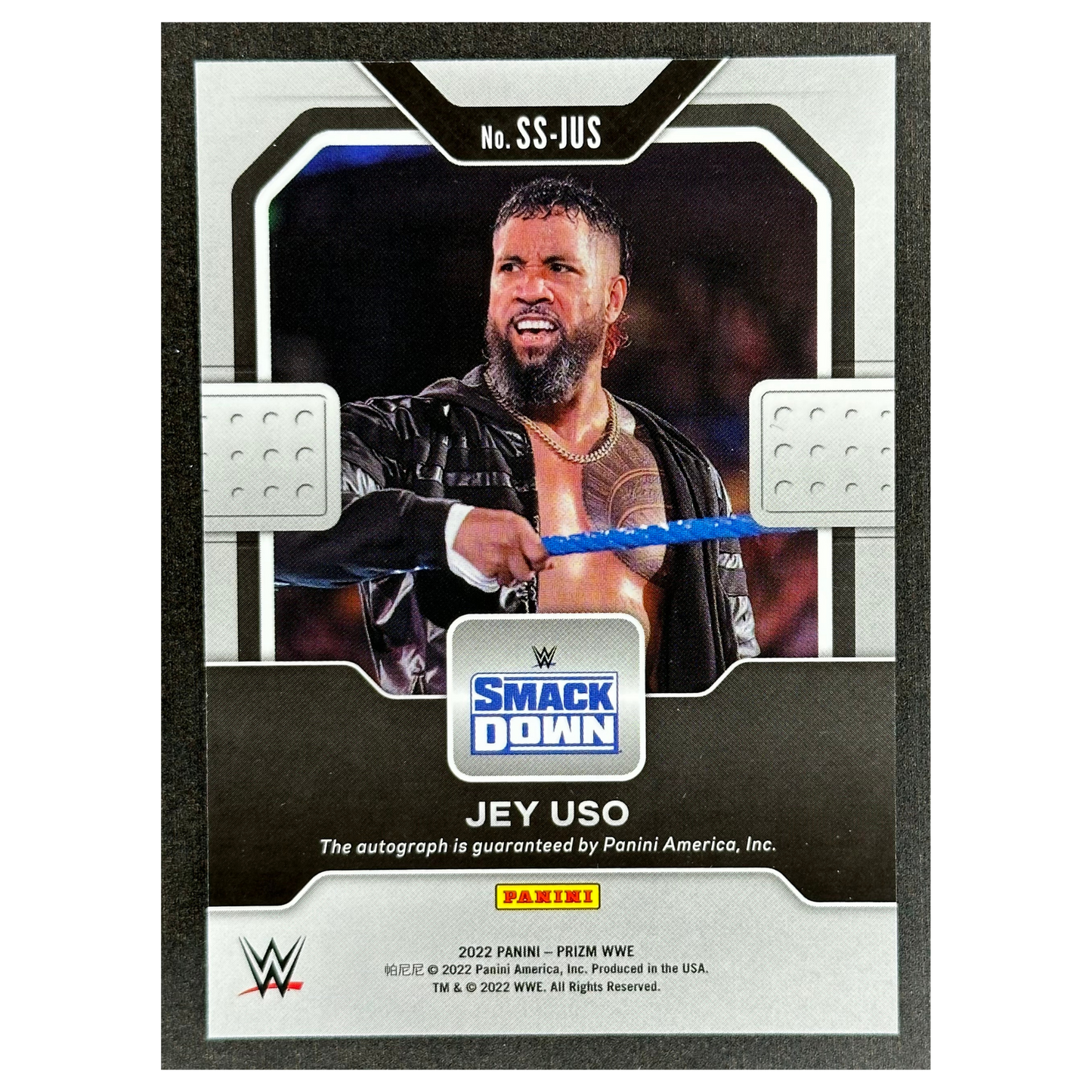 Jey Uso 2022 Prizm Sensational Signatures Auto #SS-JUS