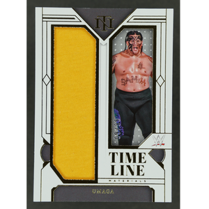 Umaga 2024 National Treasures Time Line Memorabilia 9/99 #TM-UMG