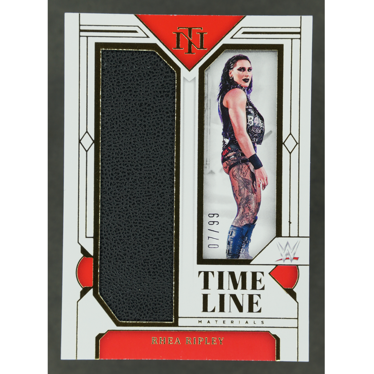 Rhea Ripley 2024 National Treasures Time Line Memorabilia 7/99 #TM-RRP