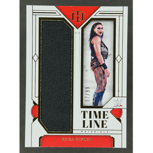 Rhea Ripley 2024 National Treasures Time Line Memorabilia 7/99 #TM-RRP