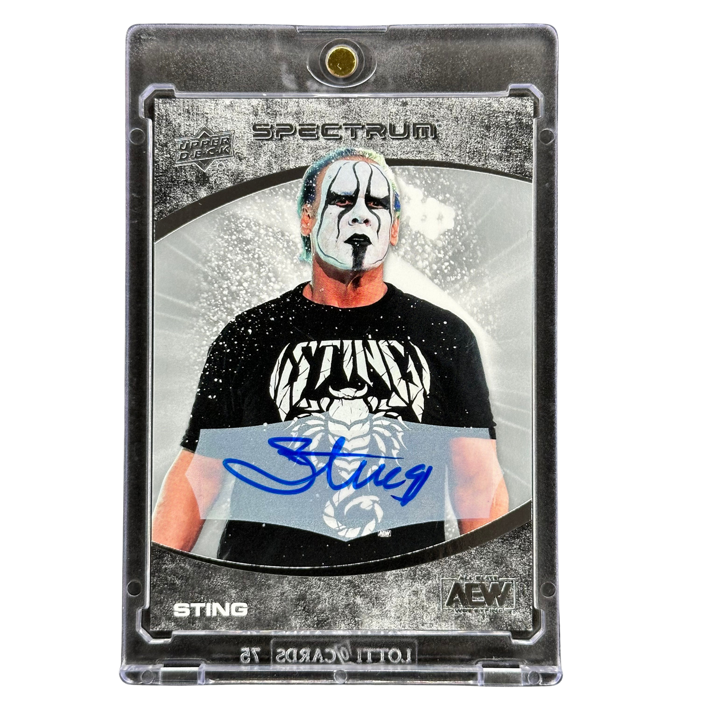 Sting 2021 Upper Deck AEW Spectrum Auto #38