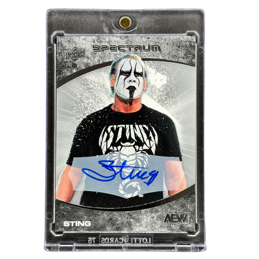 Sting 2021 Upper Deck AEW Spectrum Auto #38