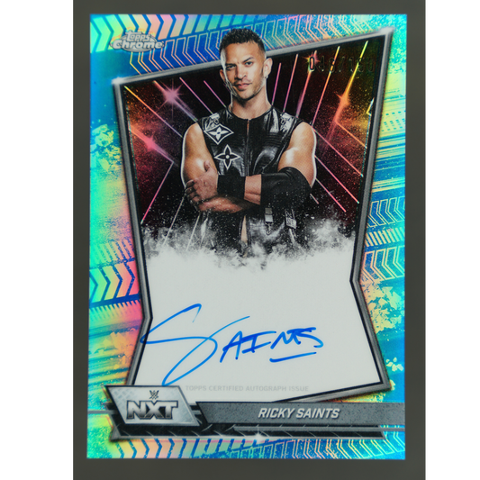 Ricky Saints 2026 Chrome NXT Auto Blue 46/150 #NXT-RIC