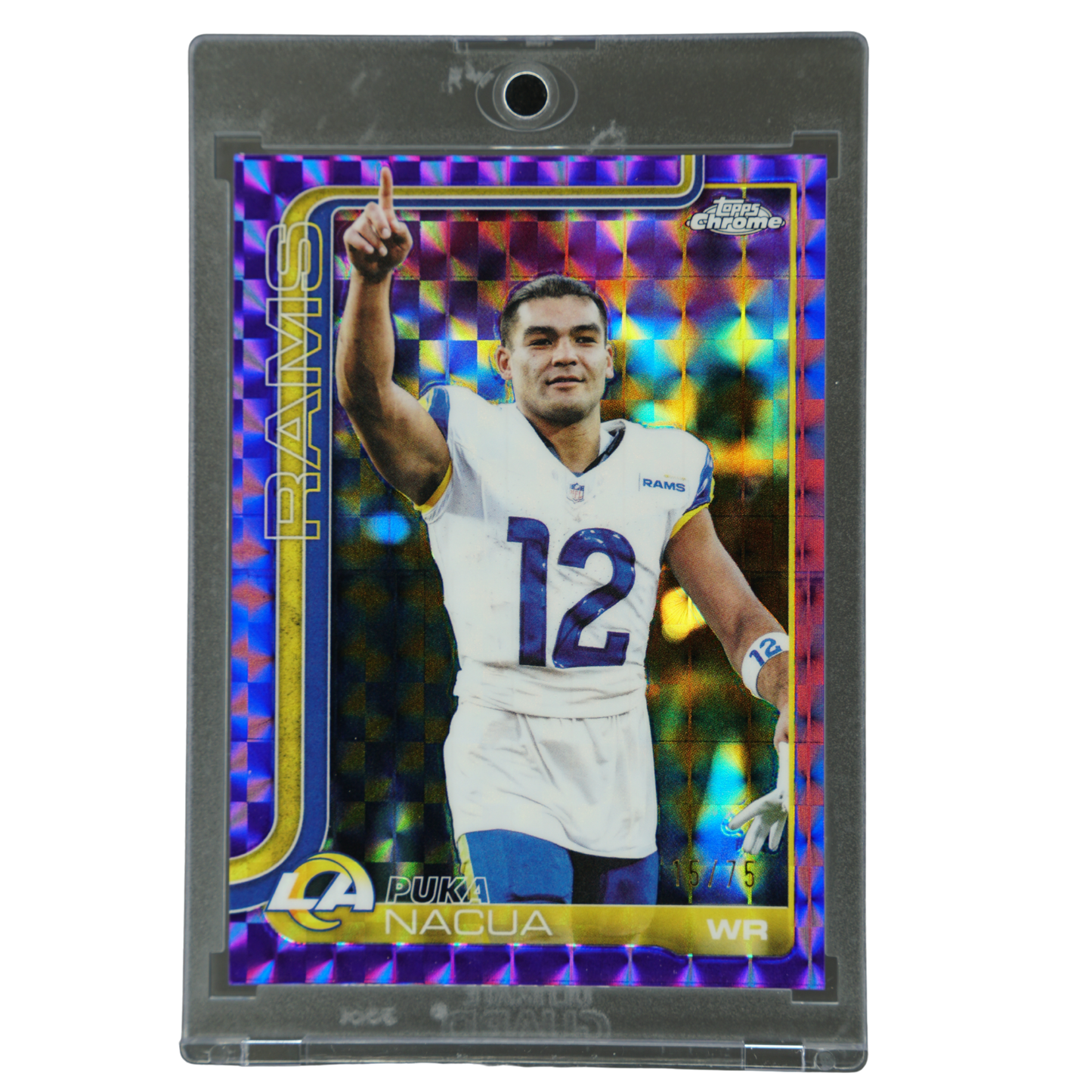 Puka Nacua 2025 Chrome 15/75 #166