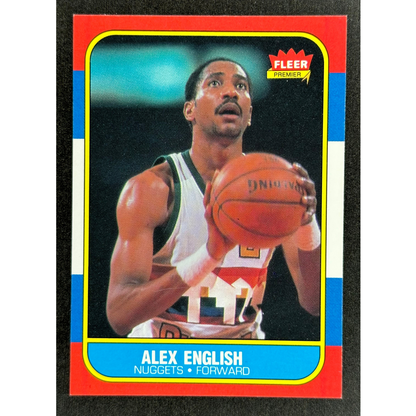 Alex English 1986 Fleer #30